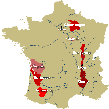French brandy regions