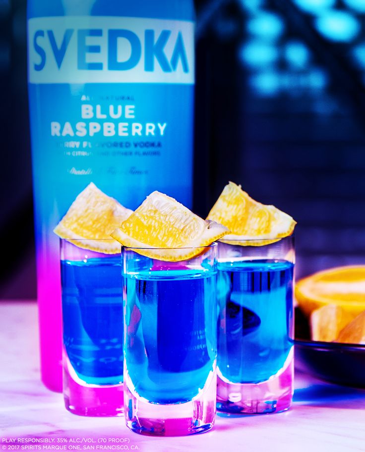 SVEDKA Blue Raspberry Blue Heaven Shot